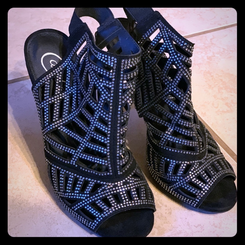 Candie’s Rhinestone Heels